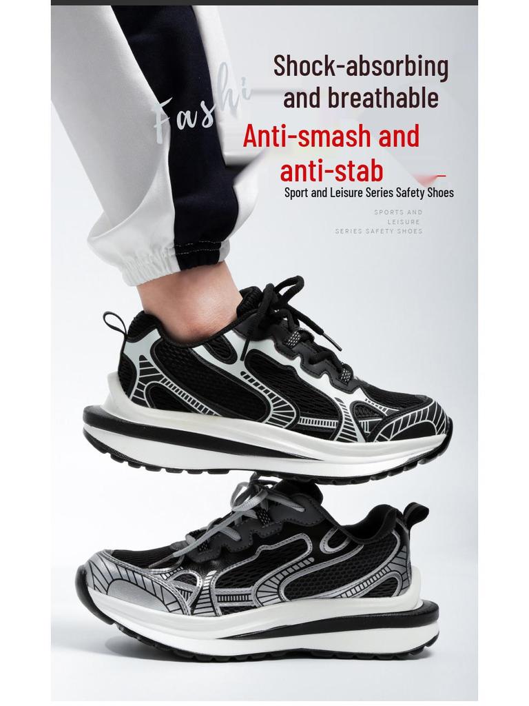 Breathable Anti-Smash Insulated Electrician Work Shoes - Puncture-Proof, Odor-Resistant & Comfortable