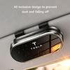 Car Glasses Clip Sunglasses Box Sun Visor Eyeglasses Card Ticket Holder For SpaceX Model 3 Y S X Y-Eur Highland Roadster