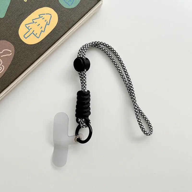 Mobile Phone Chain Ring Cord For Keys With Patch Wrist Strap Luxury Hanging Cell Phone Holder Keychain Phone Case Lanyard