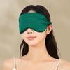 Silk Satin Sleep Mask Contoured Blindfold Bag Portable Airplane with Storage Set Adjustable Sleep Mask