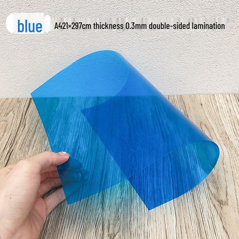 A4 Transparent Color Film for Kindergartens: Teaching Aid for Color Recognition, Painting, Light & Shadow Crafts.