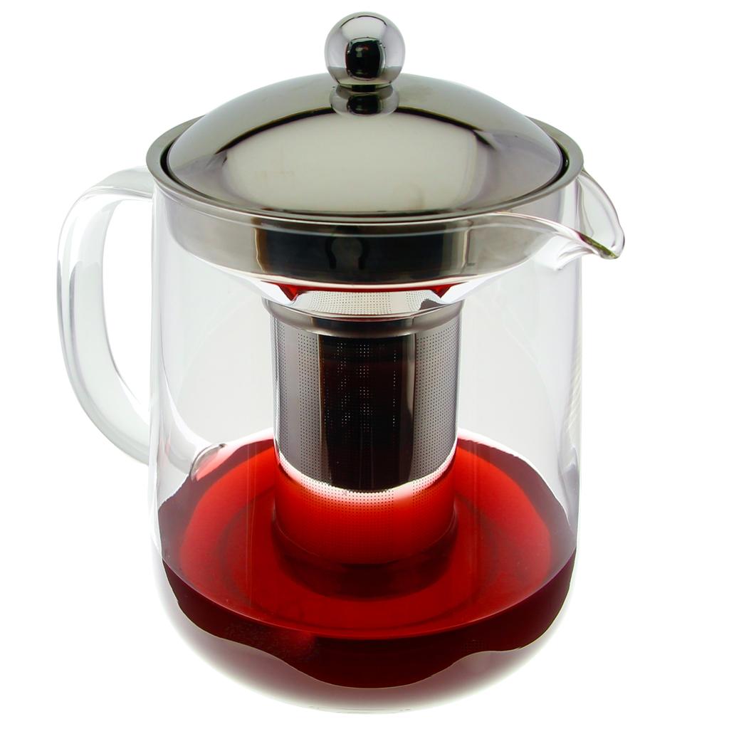 GLASS JUG FOR COFFEE AND TEA 1.2 L