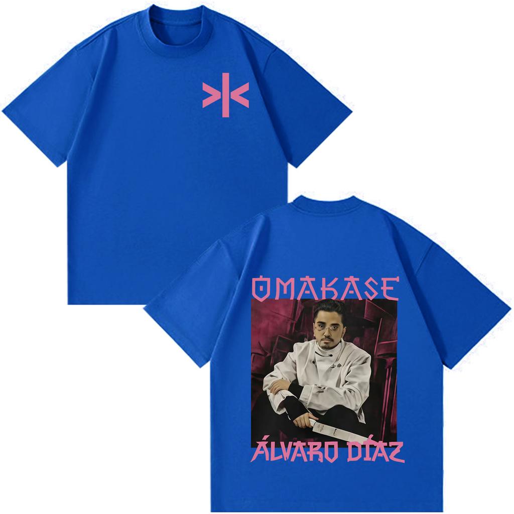 Alvaro Diaz Omakase Album 2026 Tour Merch T Shirt Unisex Unisex Fashion Tshirt Shortsleeved Loose Casual Cotton Oversized Tshirts