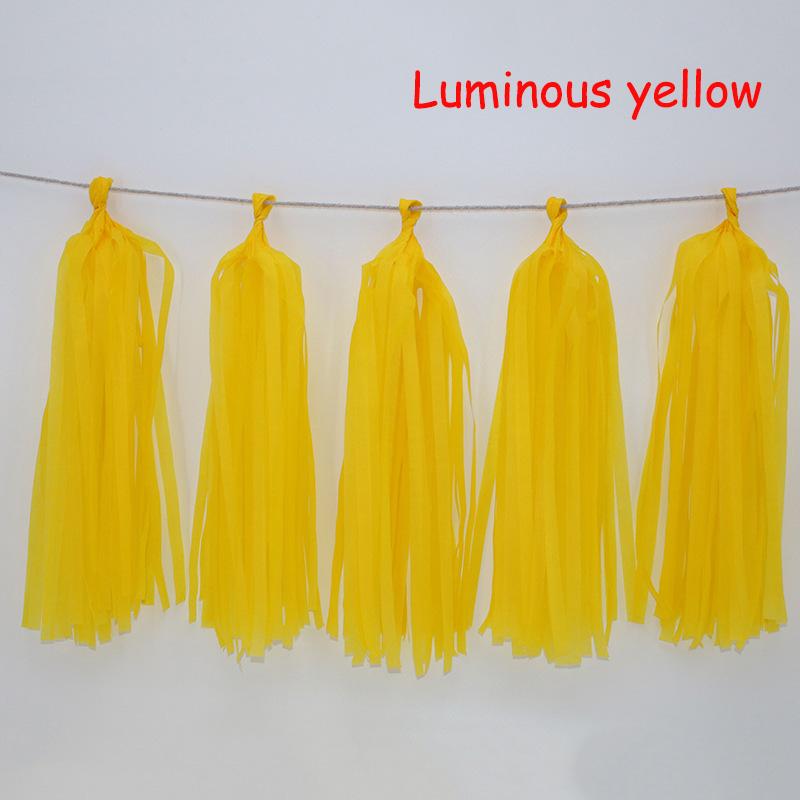 Wedding Party Decoration Color Paper Tassel Garland Bride To Be Birthday Decor Baby Shower Girl Slingers Mermaid Party Supplies
