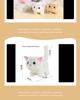 Interactive Electronic Kitten Plush Toy: Walks, Meows, and Wags Tail - Perfect Children's Pet Simulation