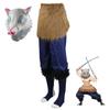 Hashibira Slayer Demon Anime Cosplay Costume Outfit Mask Adult Party Halloween