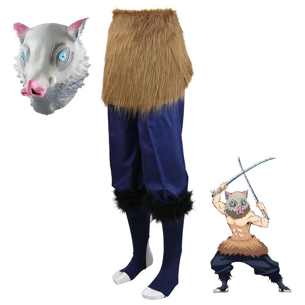 Demon Slayer Hashibira Anime Cosplay Costume Outfit For Halloween And Themed Parties