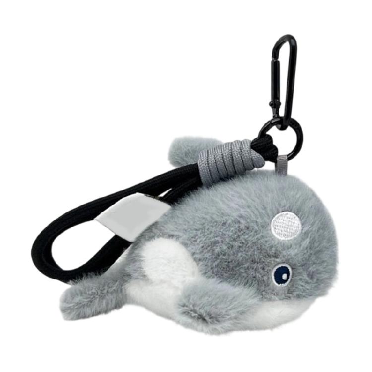 Плюшевая брелок-дельфин для сумок и ключей девочек. Милый аксессуар с мягкой тематикой океана. 2 цвета