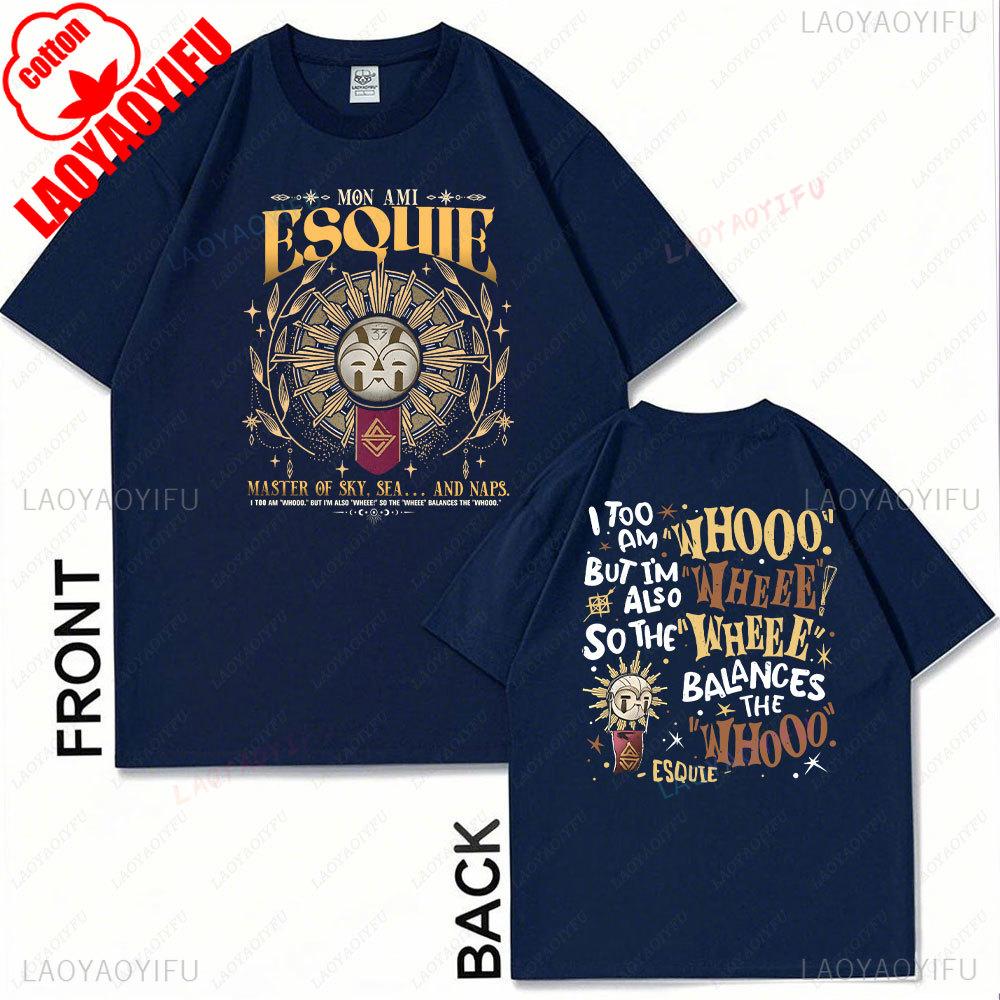 Esquie Clair Obscur Expedition 33 Women Shirt Funny Esquie Tshirt Expedition 33 Tee 2 Sided Game Shirt Women Clothing
