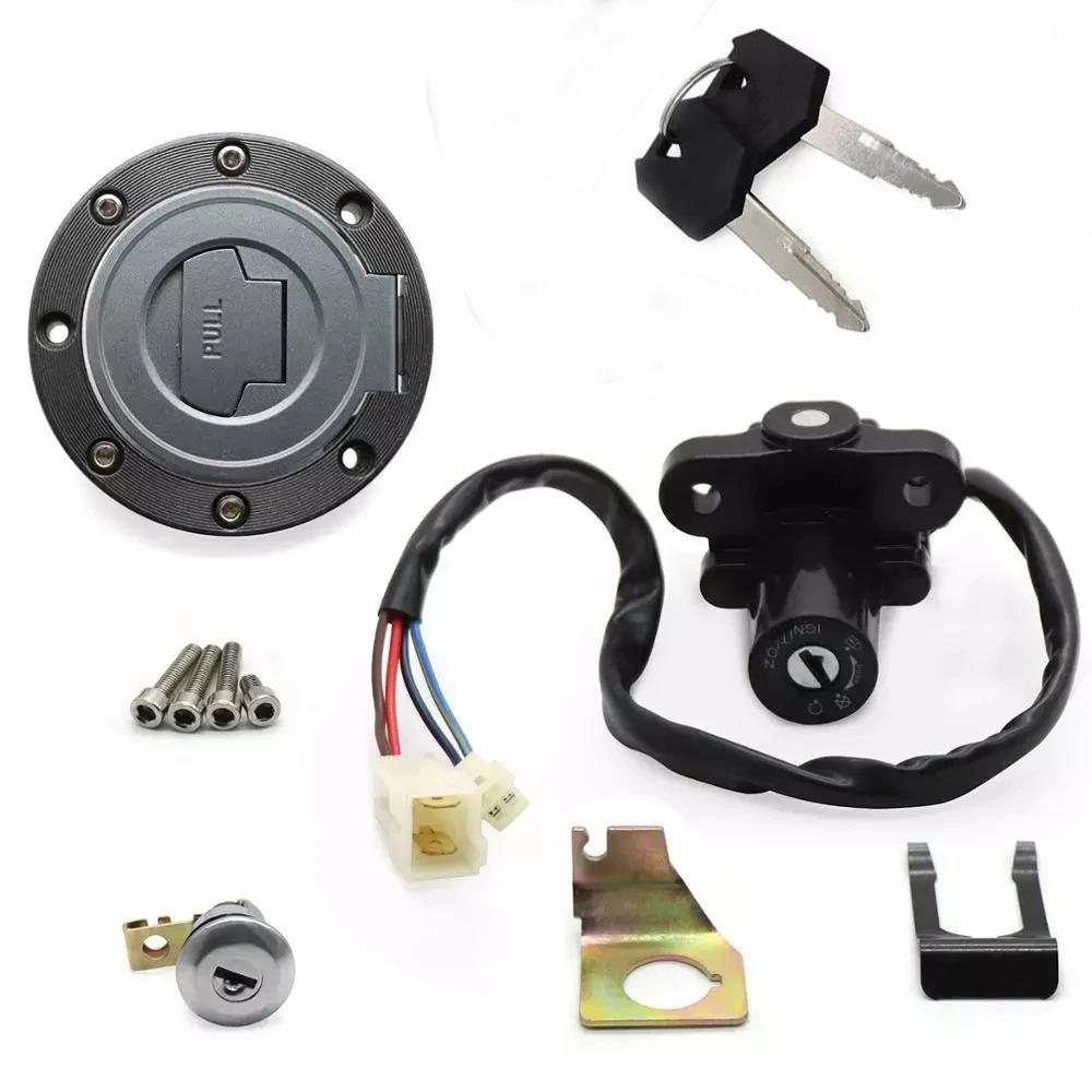 Ignition Switch Fuel Gas Cap Seat Lock Key Set for Yamaha YZF R1 2002-2003 2007-2025 R6 2004 2006-2025 FJR1300 2001-2025 FZ6