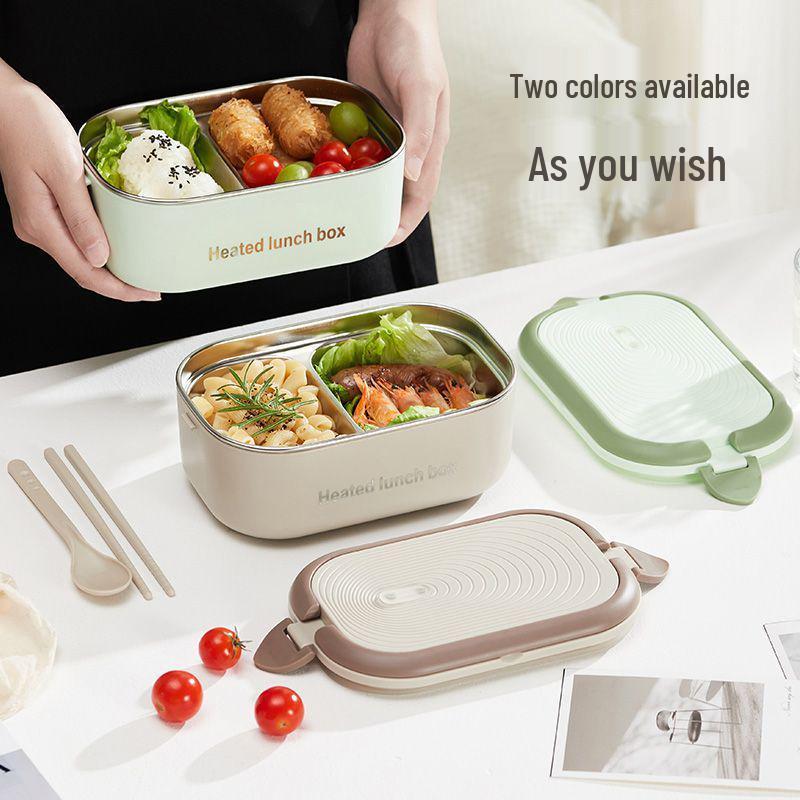 Portable Insulated Electric Lunch Bento Box for Students and Office Workers