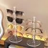 Acrylic Sunglasses Organizer Stand Vertical Eyewear Display Rack Space-Saving Home Desk Store Glasses Holder