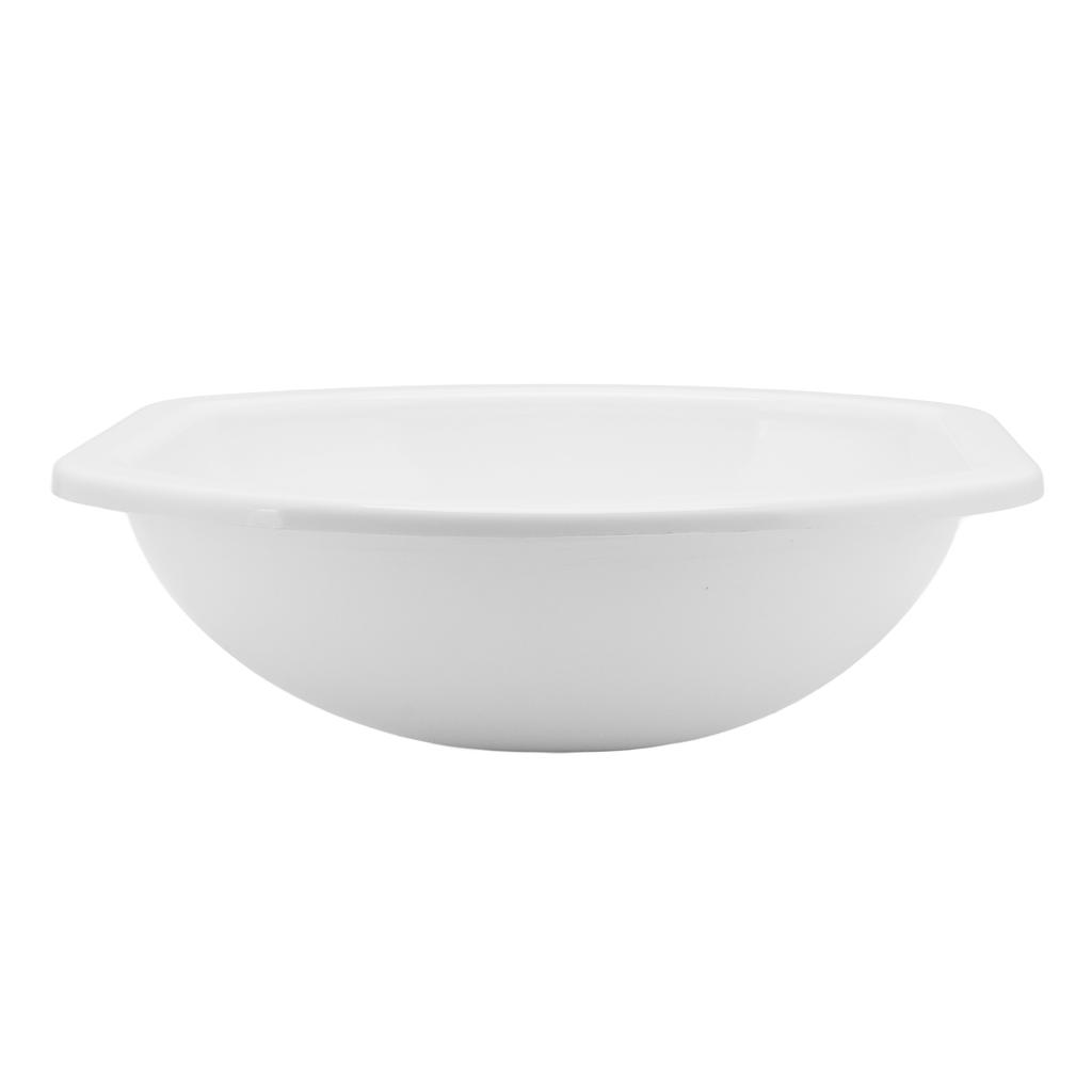 404x384x130mm White Vessel Sink Bowl Modern Acrylic 40mm Drain Hole for Caravans Campers Yachts Bathroom