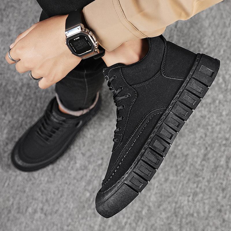 New Fashion Autumn And Winter Men's High Top Martin Boots Students Male Boys Trending Soft Sole Work Shoes Labor Protection Martin Sneakers