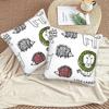 HTSW Cushion Set of Lisa Larson Nordic Decorative Cushion Sofa Back Car Chair and Interior Decor Covers, 45x45cm, 2, Design, Style, Pillowcases,
