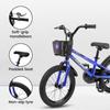 Kids Bike 14 Inch for Boys & Girls with Training Wheels, Freestyle Kids' Bicycle with Bell,Basket and Fender.