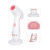 3 In 1 Electric Cleansing Brush Ultrasonic Facial Cleaner Face Massagers Sonic Rotating Cleansing Brush Face Deep Cleansing Tool