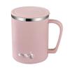 Double Wall Coffee Cup Mug Insulated Anti Scalding Water Cup With Handle Portable 304 Stainless Steel Drinking Cup