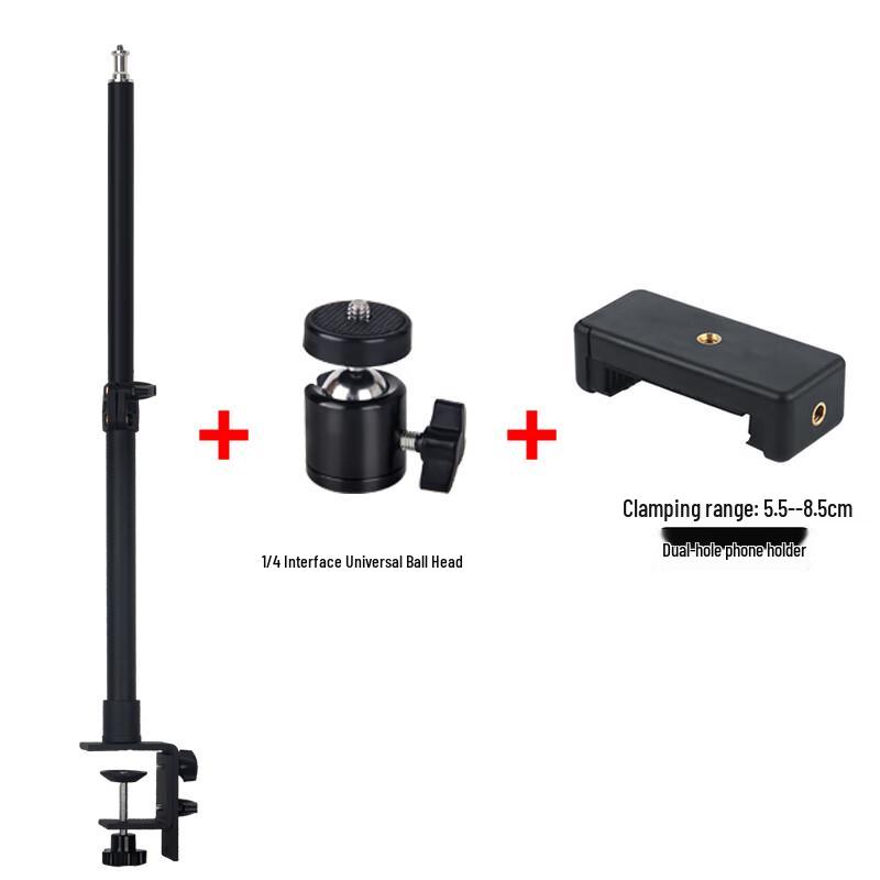 TEXIAN Universal Desktop Clamp with Phone Holder and Gimbal