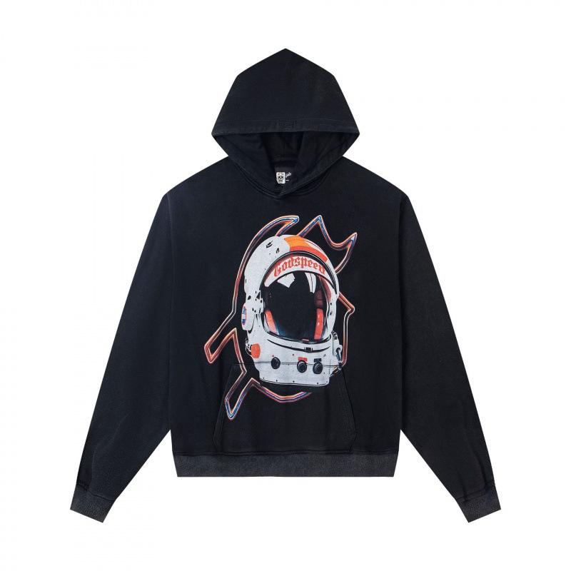 odspeedss autumn and winter new direct injection printing wash water retro pure cotton hip hop beauty trend hoodie sweater