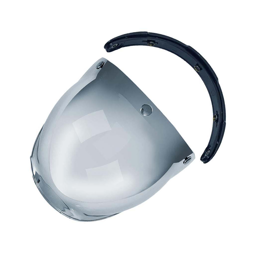 3 Snap Bubble Wind Visor For Biltwell Gringo&Bonanza Motorcycle Helmet