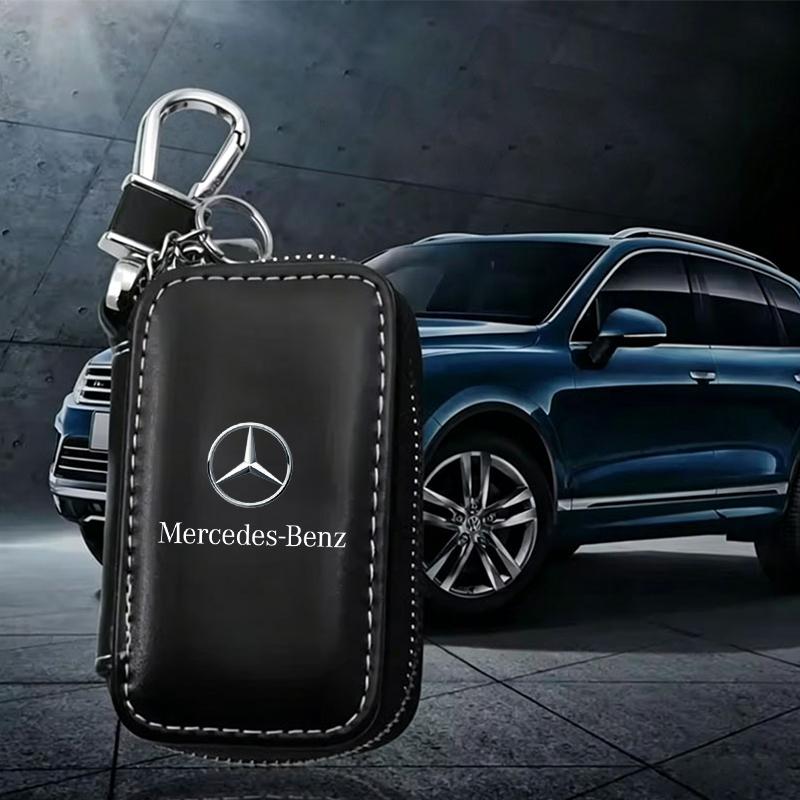 XUY2   Car Key Wallet Housekeeper Key Bag Card Bag For Mercedes Benz B/C/E/S Class W203 W204 W205 W210 W211 W212 W221 Car Accessories
