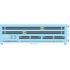 GWA 22-Class Locomotive Decals - HO (1/87) N (1/160) - Railway & Train Decals