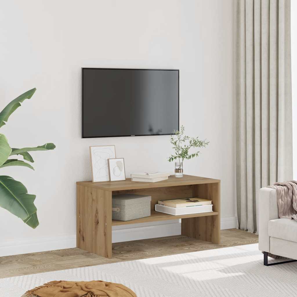 Vidaxl TV-Schrank, Artisan-Eiche, 80x40x40 cm, Holzwerkstoff