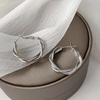 1 Pair Luxury Metal Round Circle Hoop Earrings, Simple & Elegant Design For Women Everyday Wear