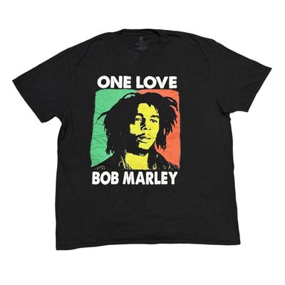 Bob Marley Shirt 2XL Zion Rootswear Rap Tee Rasta Reggae Hip Hop Concert Tour