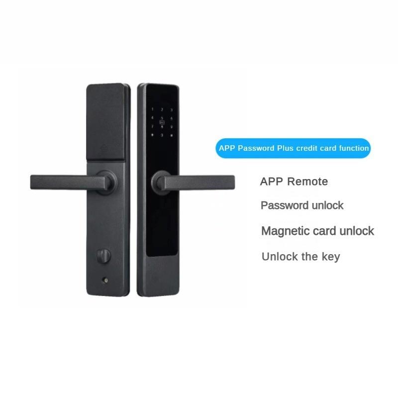 Power Saving Password Fingerprint Lock New Intelligent Electronic Card Swiping Lock Mobile Remote APP Bluetooth Induction Lock