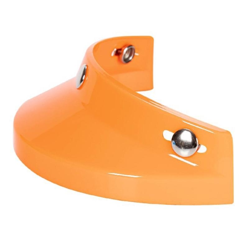 Universal 3 Snap-Button Visor Flip Up Wind Shield Fit for Open Face Motorcycle-Helmet Anti-UV Fog Windproof Accessories