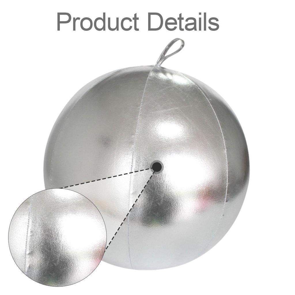 Christmas Inflatable Ball Large Blow up Ball Hanging Ball Garden Decoration Xmas Ball for Front Door Pool Yard Lawn Holiday