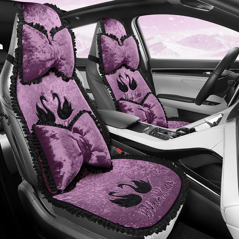 Warm Plush Seat Cushion for BYD Yuan, Song Pro, Qin Plus DMI, Dolphin, Seal, Destroyer 05