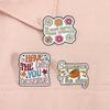 Have The Day You Deserve Enamel Pins Funny Quotes Squeeze the Day Orange Brooches Lapel Badge Fashion Jewelry Gifts for Friends