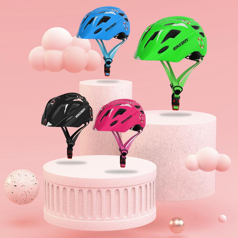 

AUBTEC детский велосипедный шлем, детский размер, подходит для детей от 5 до 13 лет, розовый велосипедный шлем, велосипедная защитная спортивная кепка