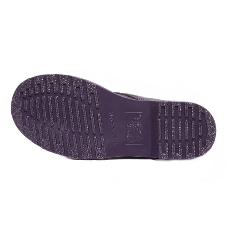 Dr. Martens 1460 Leather Round Toe Lace-Up Short Boots Women boots Purple 27581628