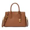 Borsa Tote Laila Letter Dettaglio Metallico Ecopelle Piccola da Donna Marrone 30S6A9IS1L-LUGGAGE