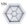 Easy Home Crafting Supplies Garden Stepping Stone Mold, Reusable Concrete Pathway Paver DIY Patio Flooring Mold Cement Pavement Mould for Backyard