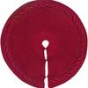 Red and White Cross-Border Knitted Christmas Tree Skirt