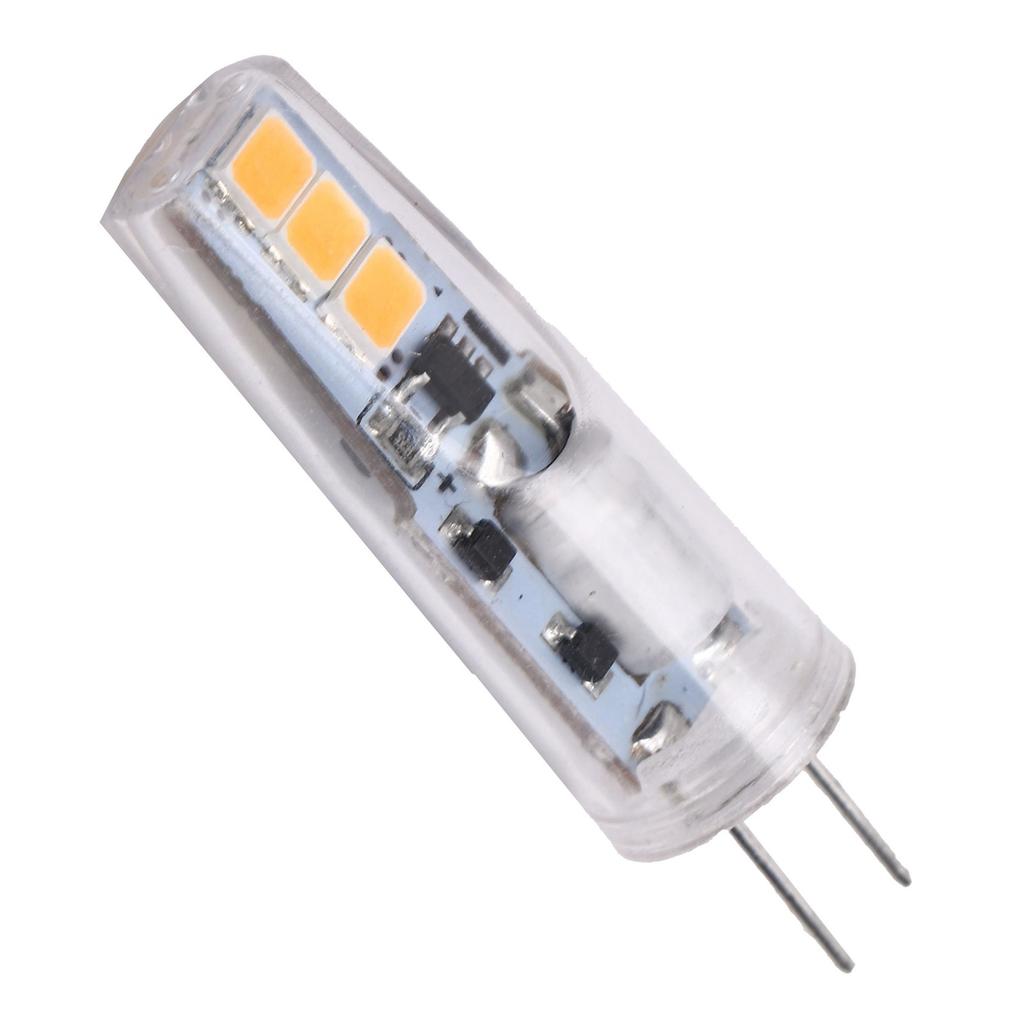 2W 200LM 2835 G4 Bulb AC DC 12V Mini PC Lamp Bulb for Home Chandelier Ceiling LampsWarm White 2700K‑3200K