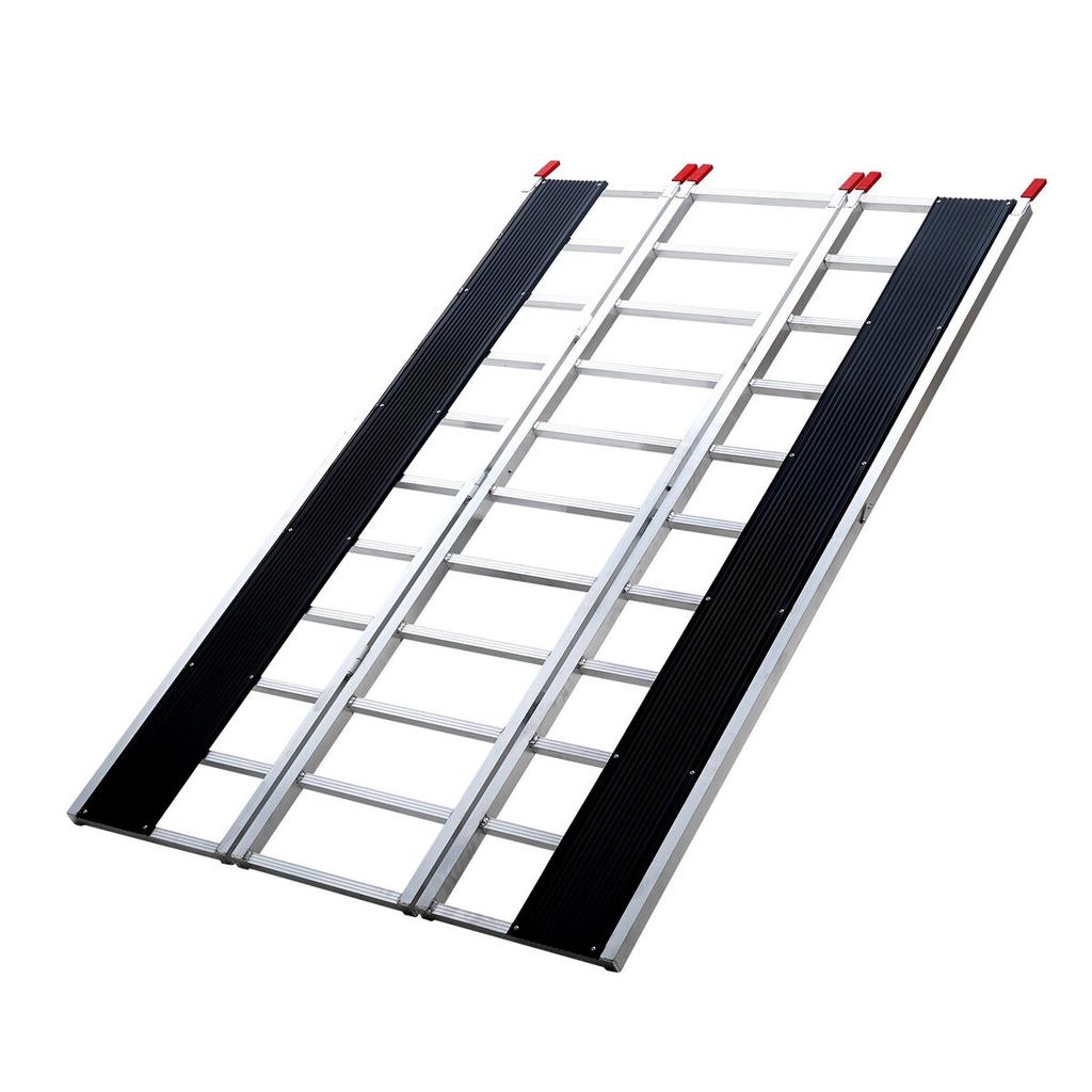 85" X 54" Extra Wide Aluminum Foldable Ramp 1500LBS Capacity Loading Ramp