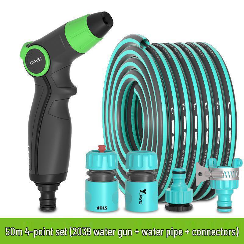 Multifunktionale Hochdruck-Wasserpistole: Waschbürsten- und Gartenschlauch-Düse