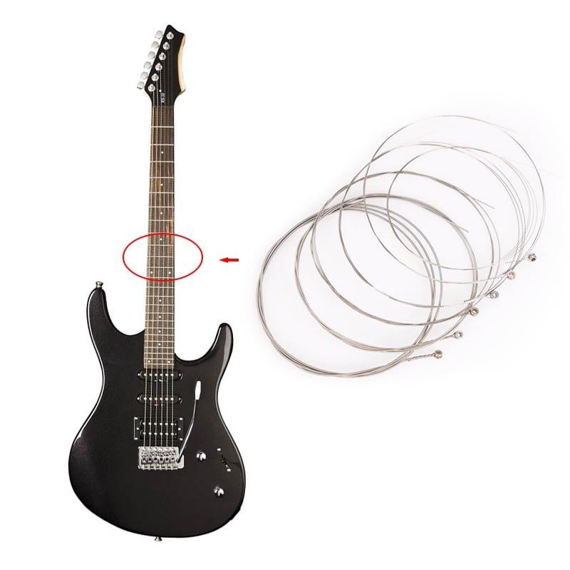 6pcs Classical Clear Steel Strings Electric Guitar Musical Accessories