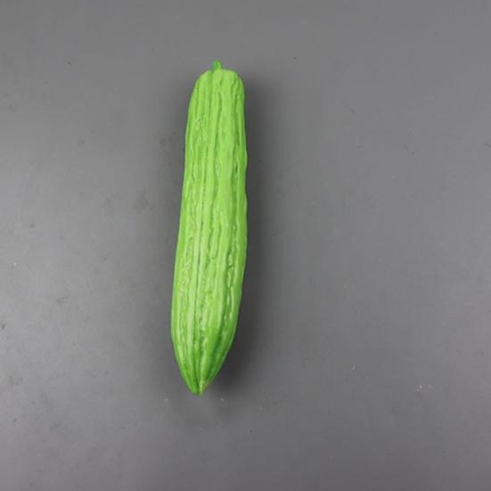 Squeeze Vegetable Toy, Realistic Fake Cucumber Eggplant Stress Ball, Soft PU Slow Rise Fidget for Adults, Farmhouse Kitchen Decor