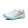 Li Ning Light Speed 4 Cushioning Slip Resistant Abrasion Resistant Rebound Low top Basketball Shoes Men's White Blue ABPW011-1