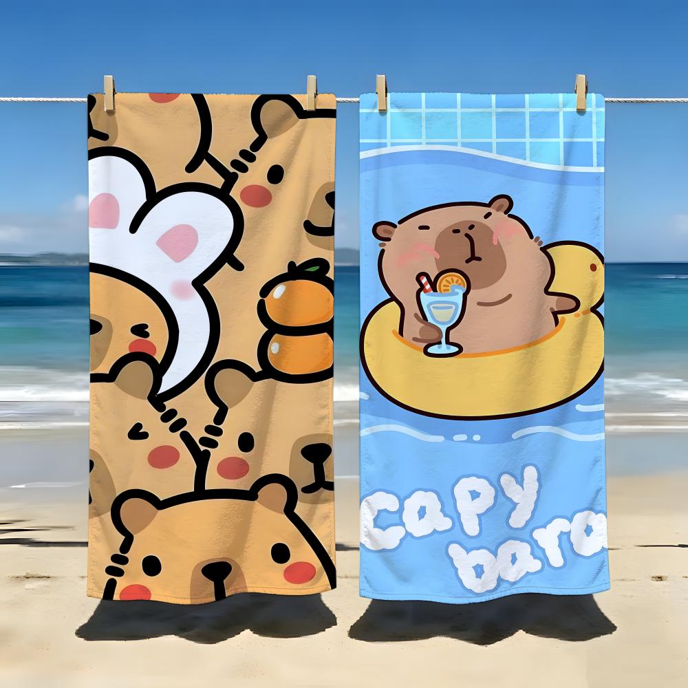 Animal c-capybara Towel Beach Blanket Towel For Travel Gym Shower Luxury Lightweight Camping Pool hot