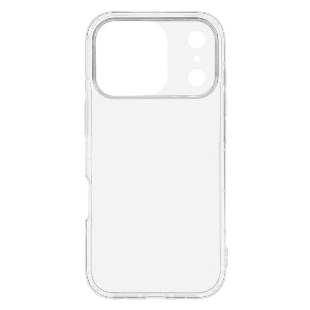 For iPhone 17 Pro Case Transparent TPU Phone Back Cover Airbag Protection
