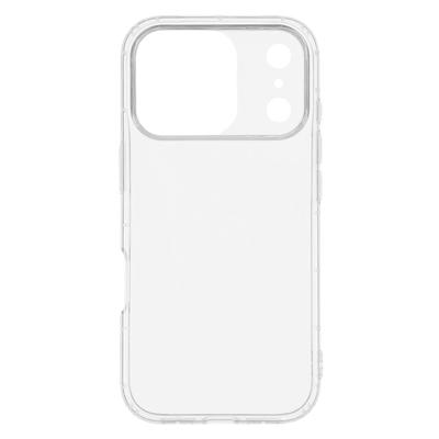 For iPhone 17 Pro Case Transparent TPU Phone Back Cover Airbag Protection