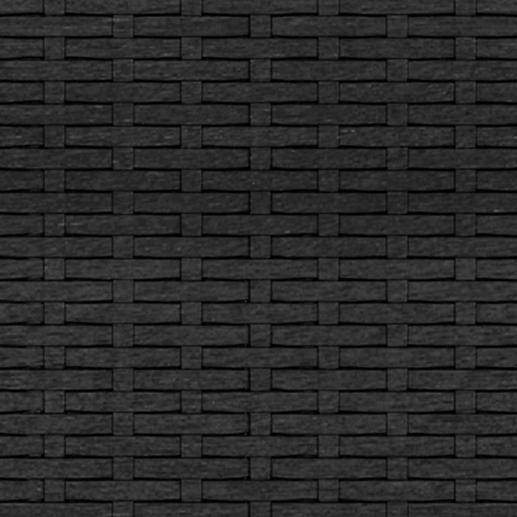 Vidaxl 3-Seater Garden Sofa With Cushions, Black, Poly Rattan